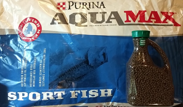 purina koi food